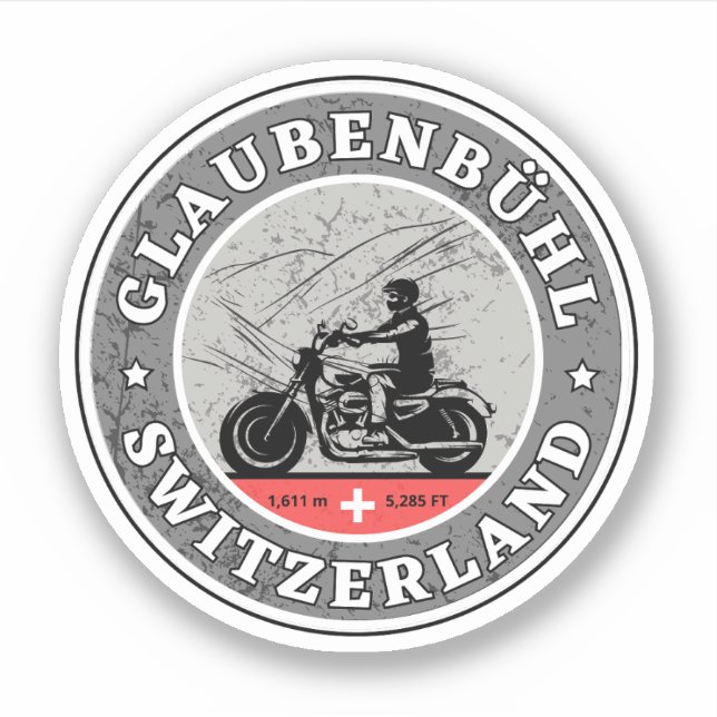  Glaubenbüelen pass swiss–alps motorcycle tour (Front)