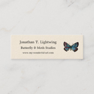 Glaucopsyche arion - The Large Blue Butterfly Mini Business Card