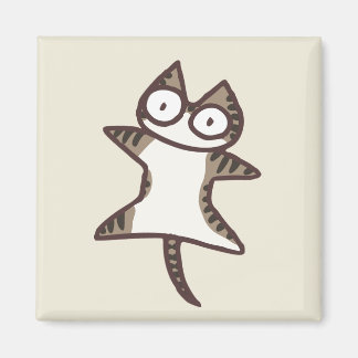 Glay Tabby Cat Magnet