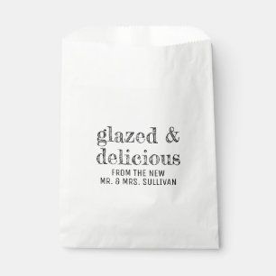 Glazed and Delicious Wedding Doughnut Favour Bag