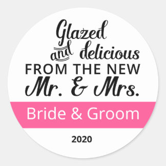 Glazed and Delicious Wedding Thank You Stickers