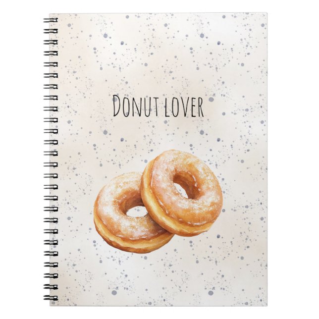 Glazed Donuts Sweet Treats Notebook (Front)