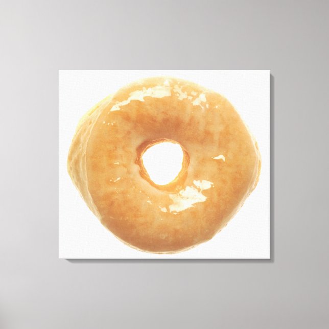 Glazed Doughnut Canvas Print (Front)