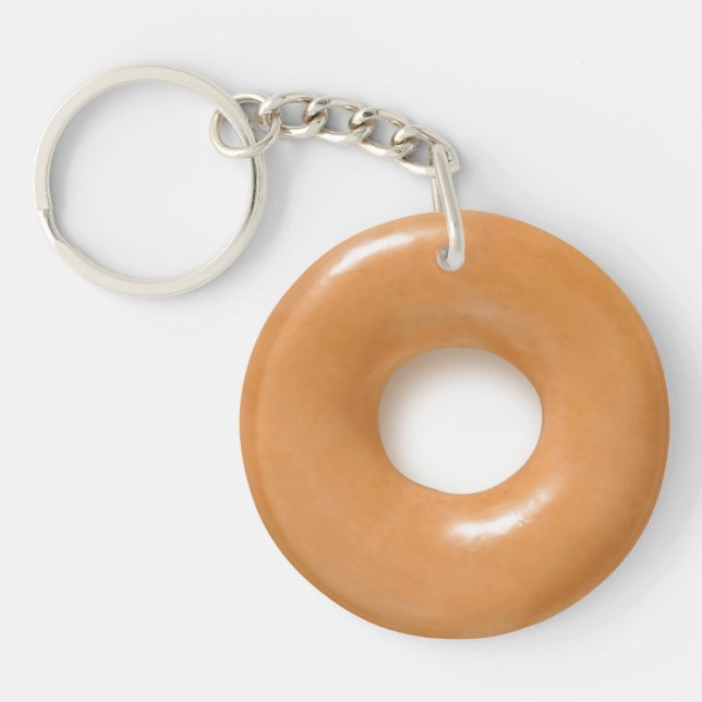 glazed doughnut keychain (Front)