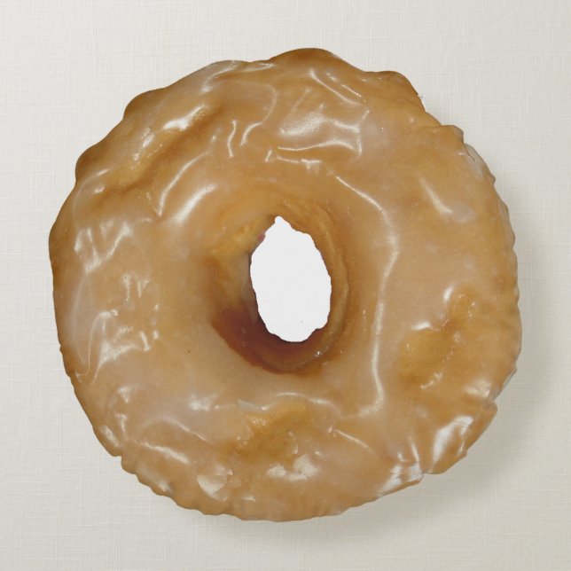 Glazed doughnut round pillow (Back)