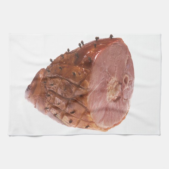 Glazed Ham Kitchen Towel (Horizontal)