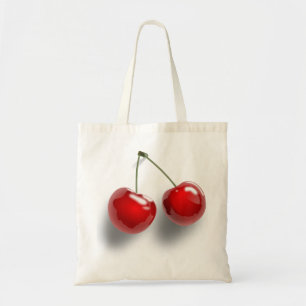 Glazed Stemmed Cherries Quirky Tote Bag