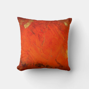 Glazed Terra Cotta Throw Pillow