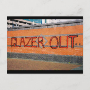 Glazer Out Postcard