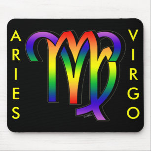 GLBT Aries & Virgo Mouse Pad