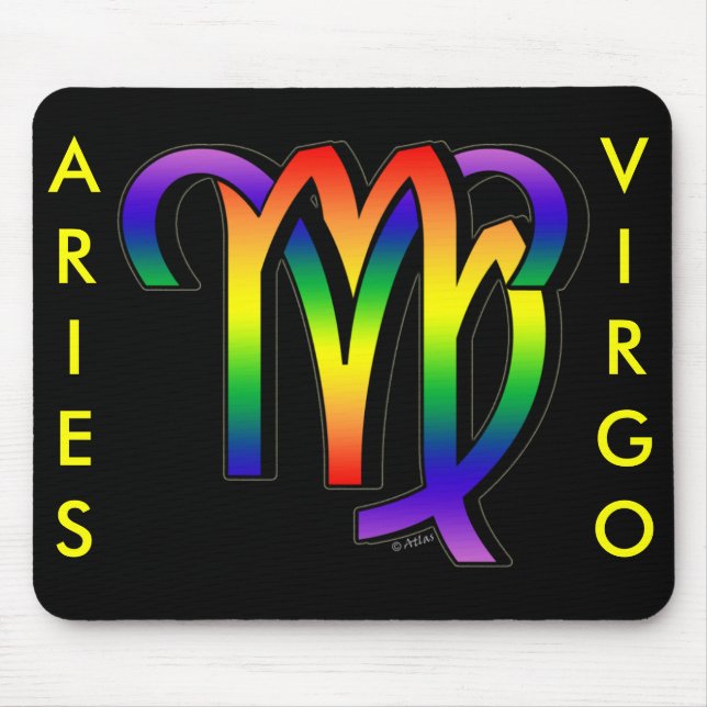 GLBT Aries & Virgo Mouse Pad (Front)