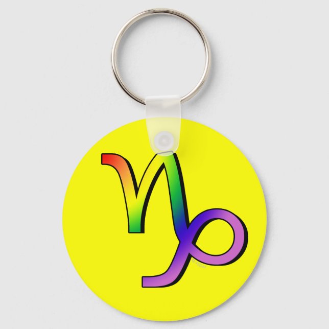 GLBT Capricorn Keychain (Front)