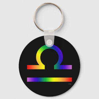 GLBT Libra Keychain