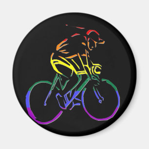 GLBT Pride Bicyclist Magnet