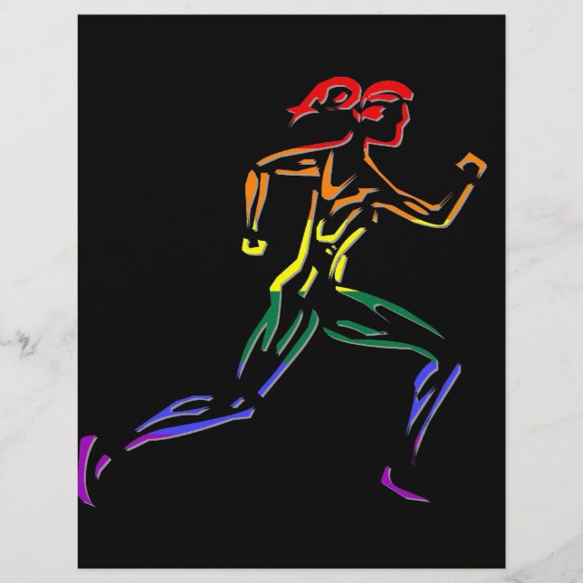 GLBT Pride Female Runner (Front)