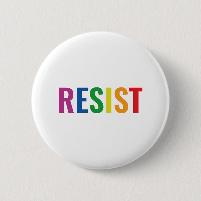 Glbt Resist 2 Inch Round Button (Front)
