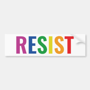 Glbt Resist Bumper Sticker