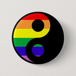 GLBT YinYang 2 Inch Round Button