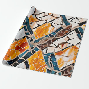 Gleaming Crystal Mosaic Wrapping Paper