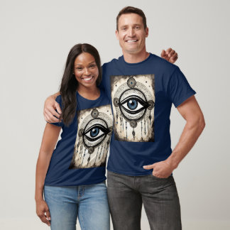 Gleaming Guardian: Ancient Greek Evil Eye T-Shirt