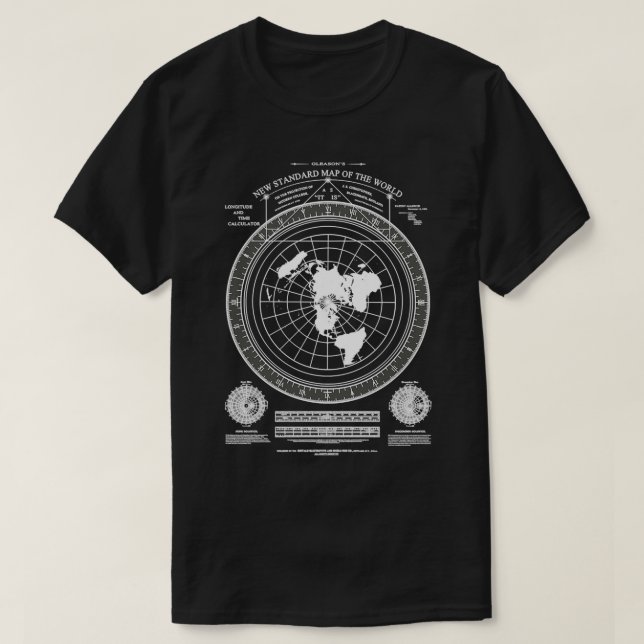 Gleason Map T-Shirt (Design Front)
