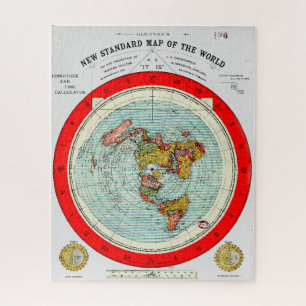 Gleason's New Standard Map of the World Puzzle