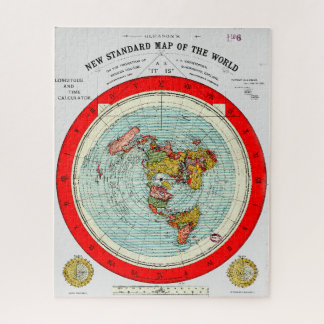 Gleason's New Standard Map of the World Puzzle