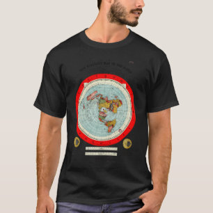 Gleason'S New Standard Map Of The World T-Shirt