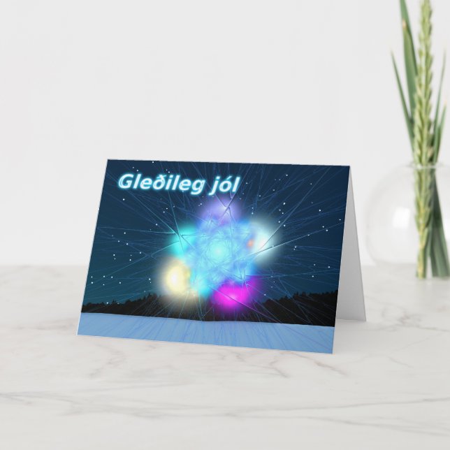 Gleðileg jól - Jack Frost Holiday Card (Front)
