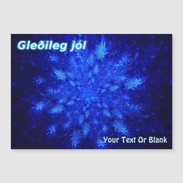 Gleðileg jól - Snowburst (Front)