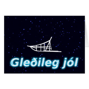 Gleðileg jól - traîneau à chiens