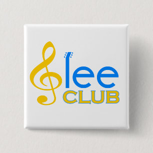 Glee Club 2 Inch Square Button