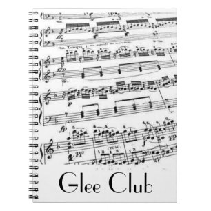 Glee Club Music Notebook