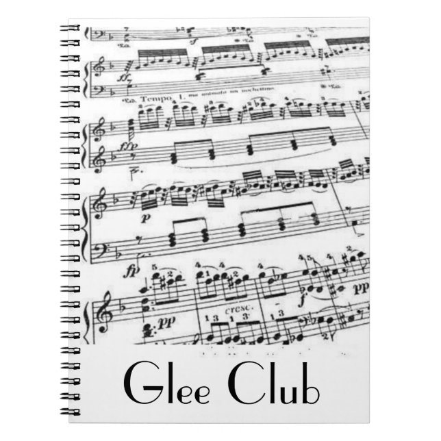 Glee Club Music Notebook (Front)