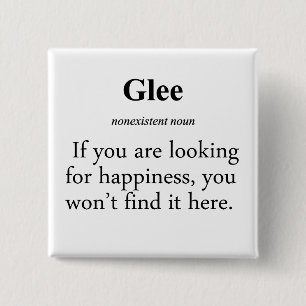 Glee Definition 2 Inch Square Button