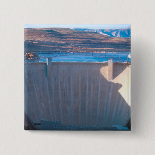 Glen Canyon Dam on the Colorado River at Page, 2 Inch Square Button