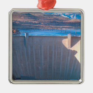 Glen Canyon Dam on the Colorado River at Page, Metal Ornament