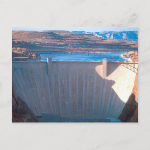 Glen Canyon Dam on the Colorado River at Page, Postcard
