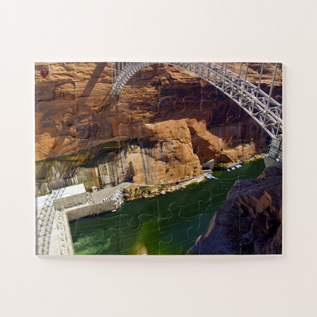 Glen Canyon Dam Utah Jigsaw Puzzle (Horizontal)
