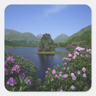 Glen Etive, Highlands, Scotland Square Sticker