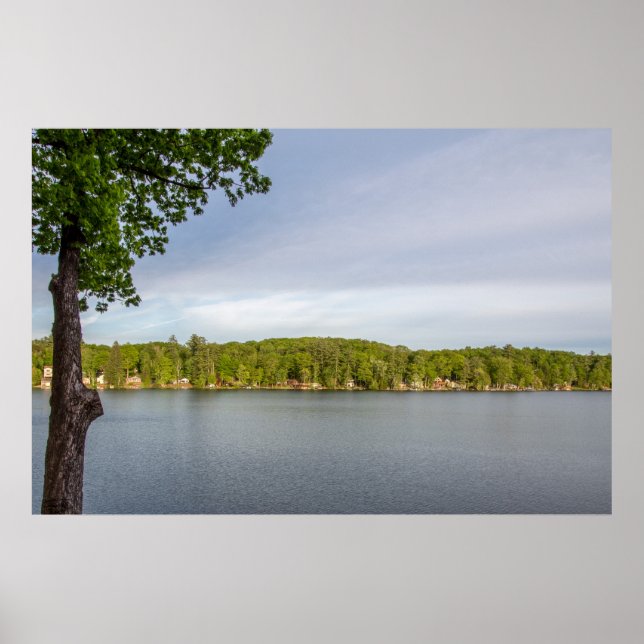 Glen Lake in Upstate New York Poster (Front)