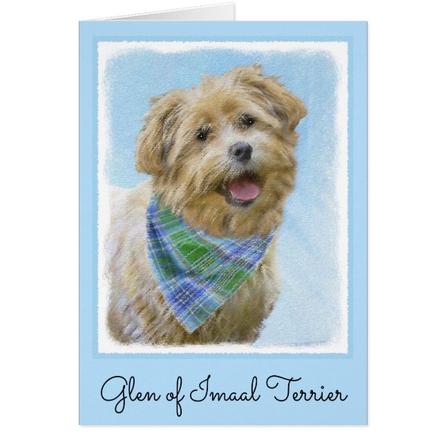 Glen of Imaal Terrier Painting - Original Dog Art (Front)