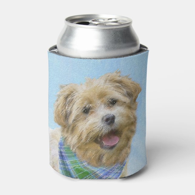 Glen of Imaal Terrier Painting - Original Dog Art Can Cooler (Can Front)