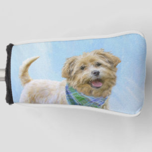 Glen of Imaal Terrier Painting - Original Dog Art Golf Head Cover