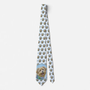 Glen of Imaal Terrier Painting - Original Dog Art Tie