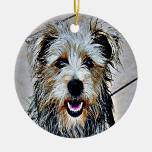 Glen of Imaal Terrier Pop Art Ceramic Ornament
