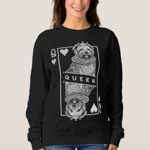 Glen Of Imaal Terrier Queen Of Hearts Glennie Dog Sweatshirt