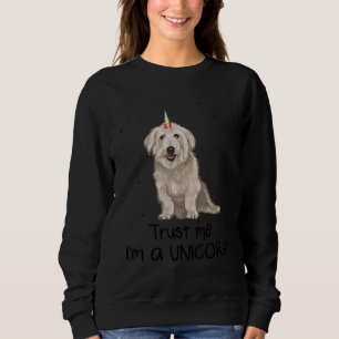 Glen Of Imaal Terrier Trust Me I'm A Unicorn Dog Sweatshirt