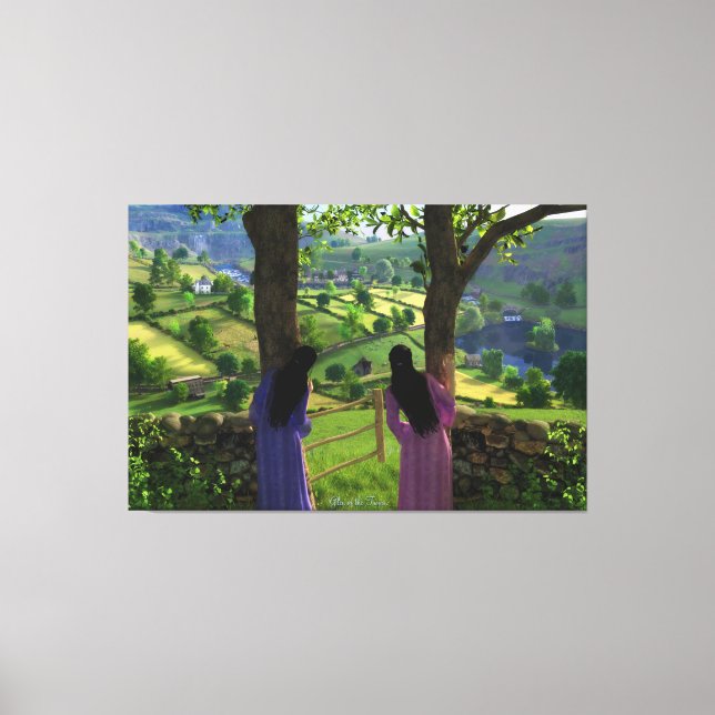 Glen of the Twins Canvas Print (Front)