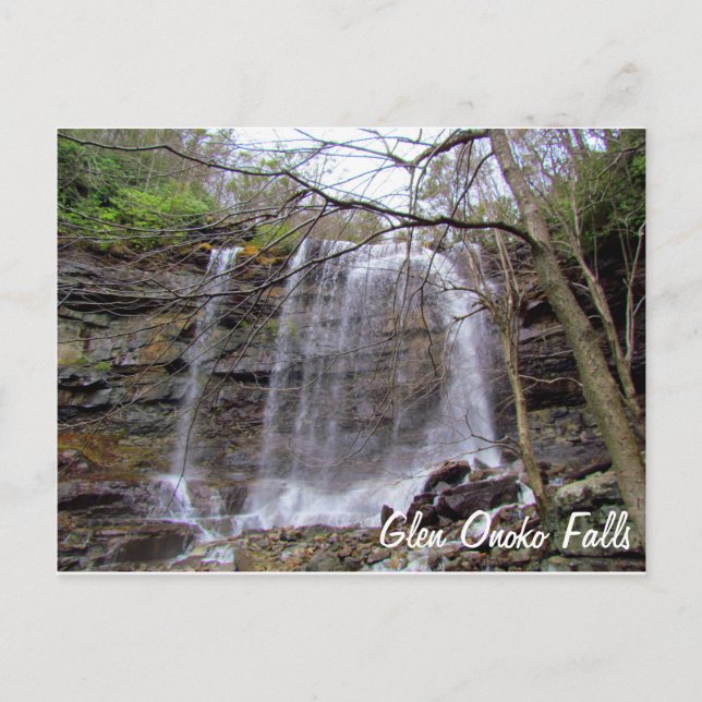 Glen Onoko Falls Postcard (Front)